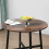 Homcom HOMCOM 80cm Round Kitchen Table, Dining Table for Small Spaces, Steel Leg 7