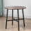 Homcom HOMCOM 80cm Round Kitchen Table, Dining Table for Small Spaces, Steel Leg 8