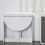 Homcom HOMCOM Folding Dining Table Foldable Drop Leaf Dinner Table for Kitchen White 6