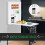 Homcom HOMCOM Multi-Functional Folding Wall-Mounted Drop-Leaf Table w/Chalkboard Shelf 4