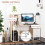 Homcom HOMCOM Computer PC Laptop Desk Table Shelf 2 Drawers Bookstore workstation 5