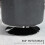 Homcom HOMCOM 360 Swivel Foot Stool PU Footstool with Thick Padding, Grey 3