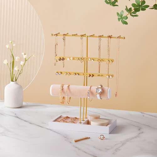 Living And Home 4-Tier Jewelry Display Stand 1
