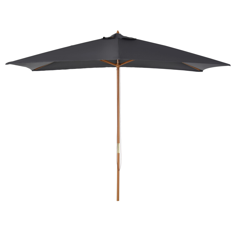 Wooden Garden Parasol Sun Shade Patio Umbrella Canopy