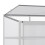 Outsunny Outsunny 4x2ft 3-Tier Greenhouse Outdoor Plant Grow Aluminium Frame w/ Roof Door 8