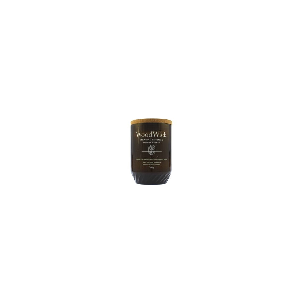 Woodwick - Renew Tomato Leaf & Basil ( List Rajčete A Bazalka ) - Vonná Svíčka 368.0G
