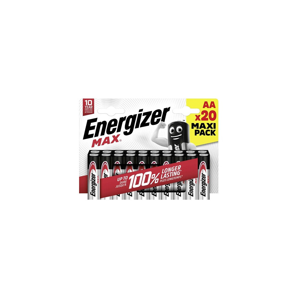 Energizer AA Max Alkaline - Pack of 20 S30095