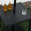 Outsunny Outsunny Garden Side Table Coffee Table with Umbrella Hole for Patio Balcony 9