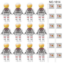 (Astronaut M1814) Mini Figure Toy Minifigure Fit Lego Building Block Set Toy