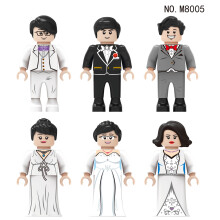 (Wedding M8005) Mini Figure Toy Minifigure Fit Lego Building Block Set Toy