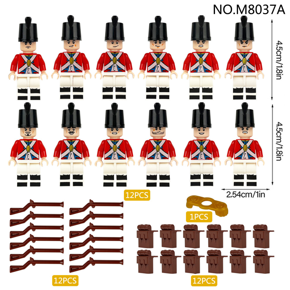 (Soldiers M8037A) Mini Figure Toy Minifigure Fit Lego Building Block Set Toy