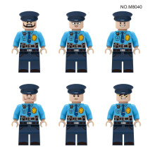 (Police M8040) Figurine miniature Jouet Minifigure Compatible LEGO Briques de Construction Ensemble