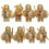(Ninja-8 pièces) Minifigurine compatible LEGO – Ensemble de briques de construction 1