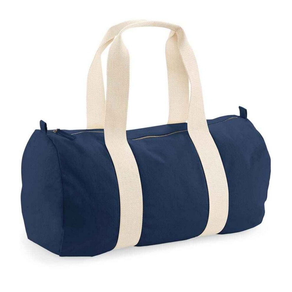 (One Size, French Navy) Westford Mill EarthAware Organic Duffle Bag-image-OPC-PF787CF-NEW