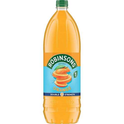 Robinsons Double Strength Orange No Added Sugar Squash 1.75L 2