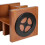 Living And Home Open-Style Swivel Retro Makeup Orgainzer 5