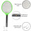 Electric Fly Killer Swatter Racket Zapper 2