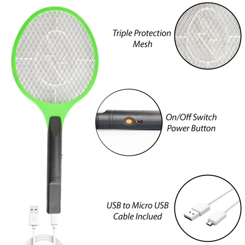 Electric Fly Killer Swatter Racket Zapper 1