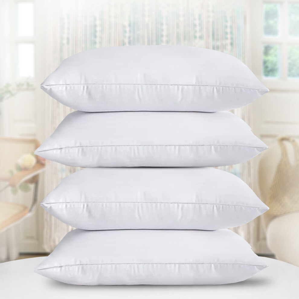 Luxury Hotel Quality Pillows Bounce Back Standard Bed Pillow 4-Pack UK