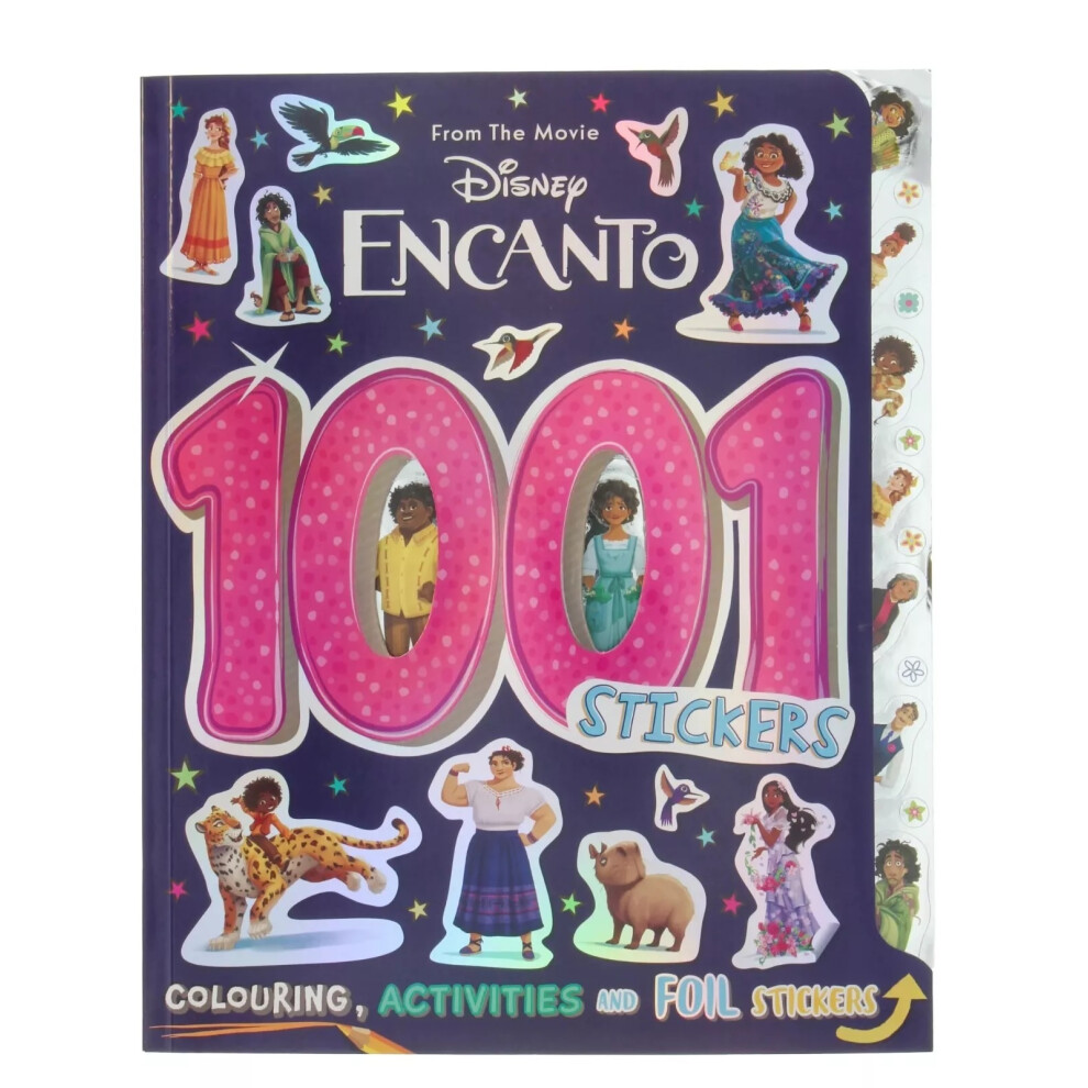 Disney Encanto 1001 Stickers Kid's Colouring & Foil Stickers Book