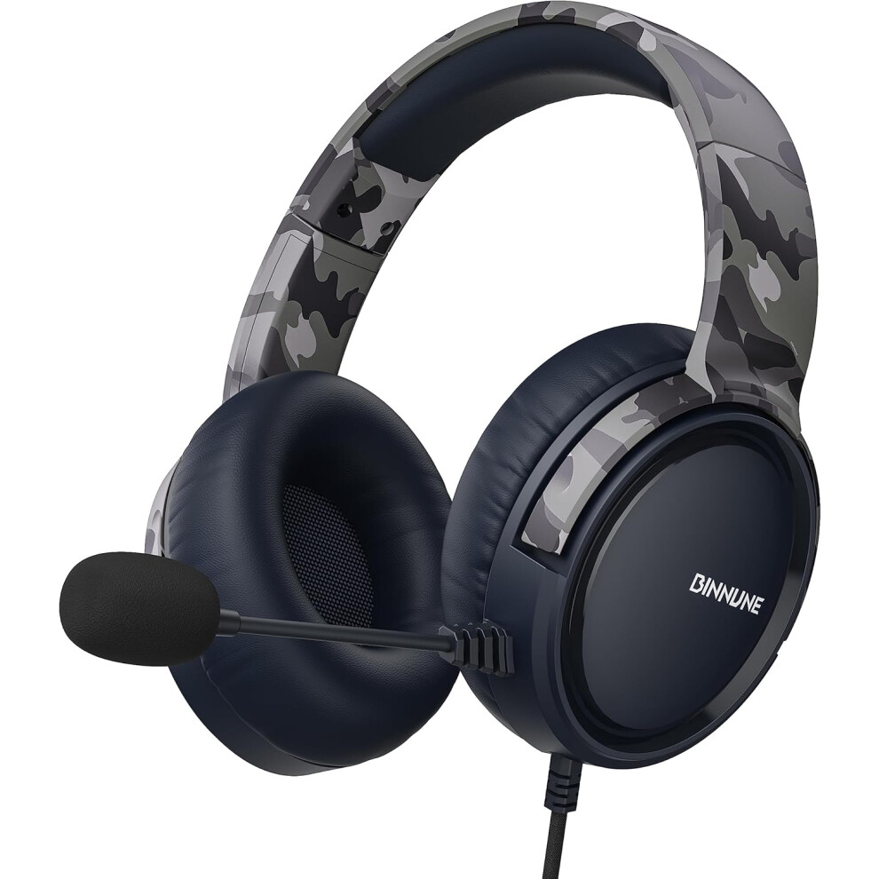 Gaming Headset With Mic For Pc Ps5 Ps4 Xbox One Switch, Wired Audifonos Gamer Headphones With Microphone Playstation 4|5 Xbox 1-Camo 7386060659727