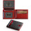 Red Men's Wallets Slim Rfid Leather 2 ID Window With Gift Box 1