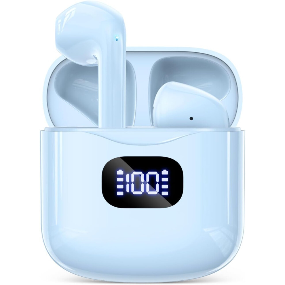 Wireless Earbuds, Bluetooth 5.3 Headphones 40Hrs Playtime With Charging Case, Ipx5 Waterproof Stereo In-Ear Earphones With Microphone For Ios Android 7386060666268