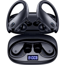 Bluetooth Headphones Wireless Earbuds Over Ear Buds 90H Playback IPX7 Waterproof Sports Earphones Deep Bass with Wireless Charging Case & Dual LED Pow