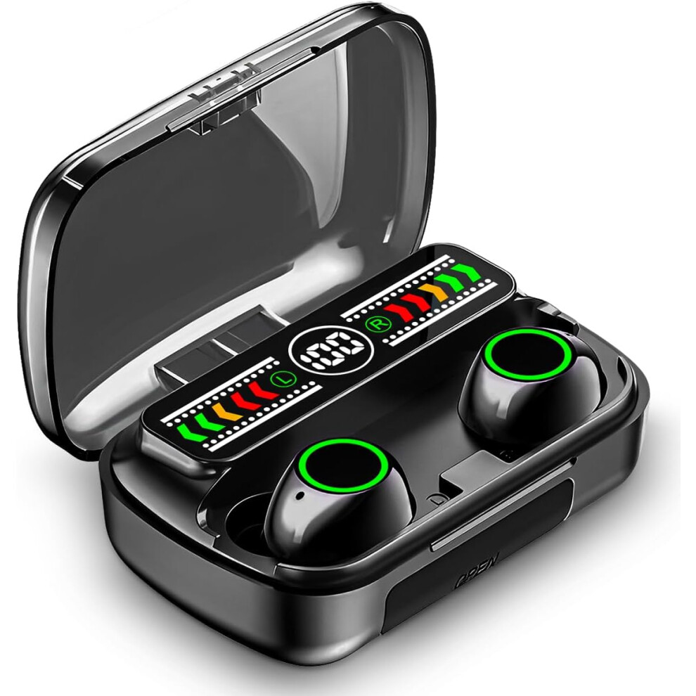 Mini Wireless Earbuds Bluetooth 5.3 In Ear -Weight Headphones Built-In Microphone, Ipx5 Waterproof, Immersive Premium Sound Long Distance Connect Light 7386060666879