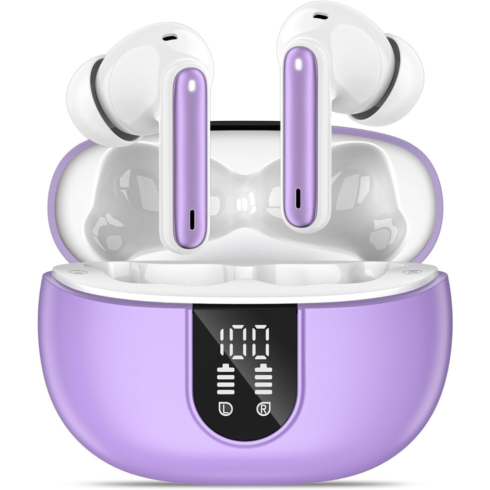 Wireless Earbuds, Bluetooth 5.3 Headphones 40Hrs Playtime Deep Bass Stereo, Led Power Display, Call Noise Canceling Headphones With Mic, Ip7 Waterproo 7386060666718