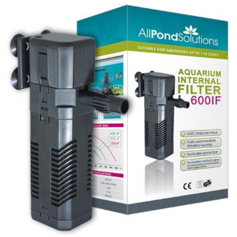 Allpondsolutions 600L/H Aquarium Internal Filter 600If