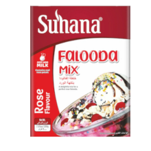 (Suhana Falooda Mix Rose 200g, Pack of 1) Suhana Spices Mix Powder -Speed up Cooking Process