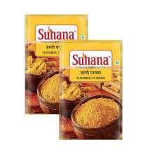 (Suhana Turmeric Powder 200g, Pack of 2) Suhana Spices Mix Powder -Speed up Cooking Process