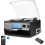 DIGITNOW Bluetooth Turntable Record Player | CD Cassette AM/FM Radio 1
