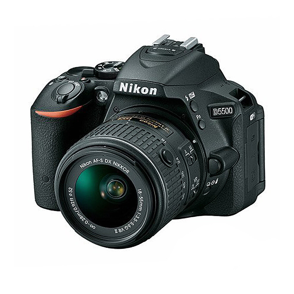 Nikon D5500 Digital SLR + 18-55mm VR II Kit (Black)