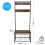 House of Home (Rustic Brown) Coat Rack Stand Shoe Storage Bench 9 Hooks Rustic 3