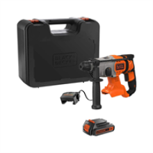 Black & Decker 18V SDS-Plus Hammer Drill With 2.0Ah Battery