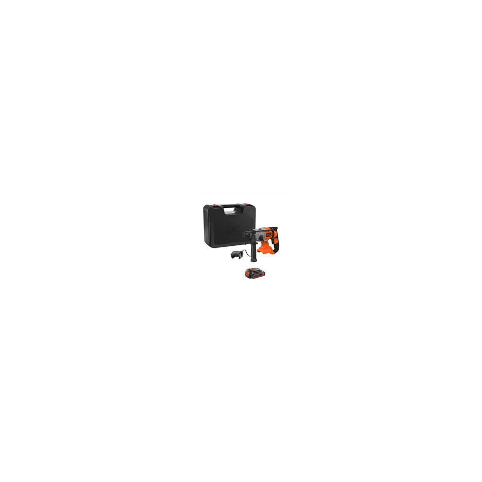Black & Decker 18V SDS-Plus Hammer Drill With 2.0Ah Battery