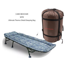 SOLAR UNDERCOVER CAMO BEDCHAIR Fising+Shield Sleeping Bag