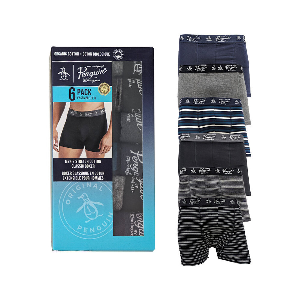 (L) Original Penguin Mens Boxers 6x Pack