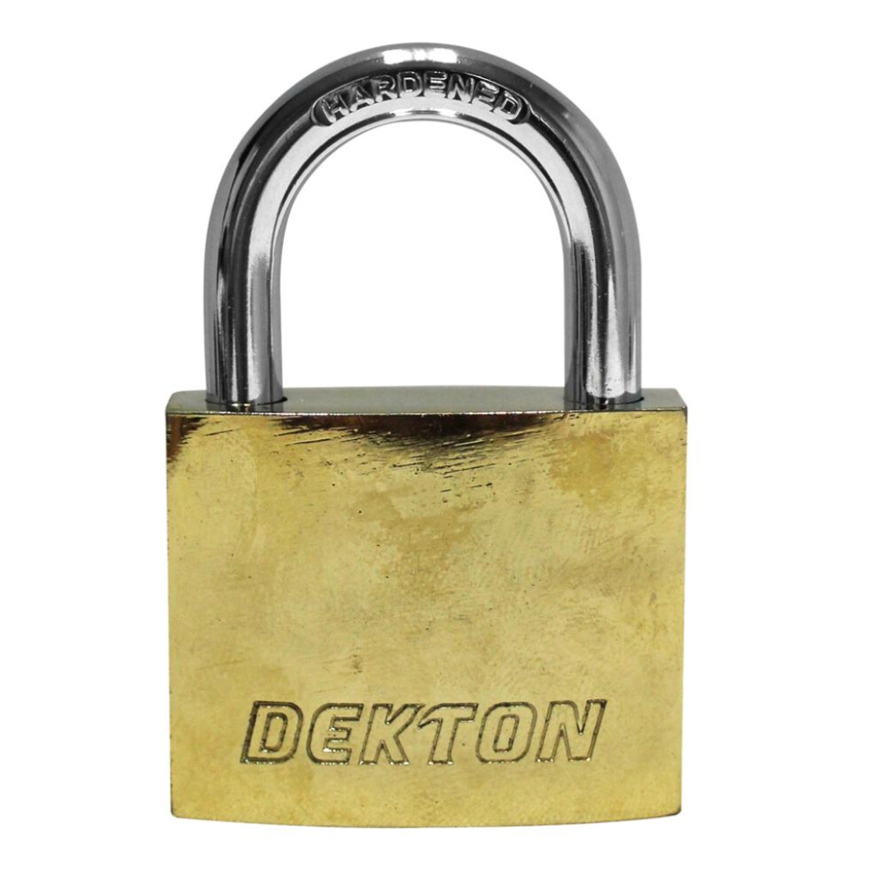 DEKTON 50MM TITANIUM PLATED IRON PADLOCK