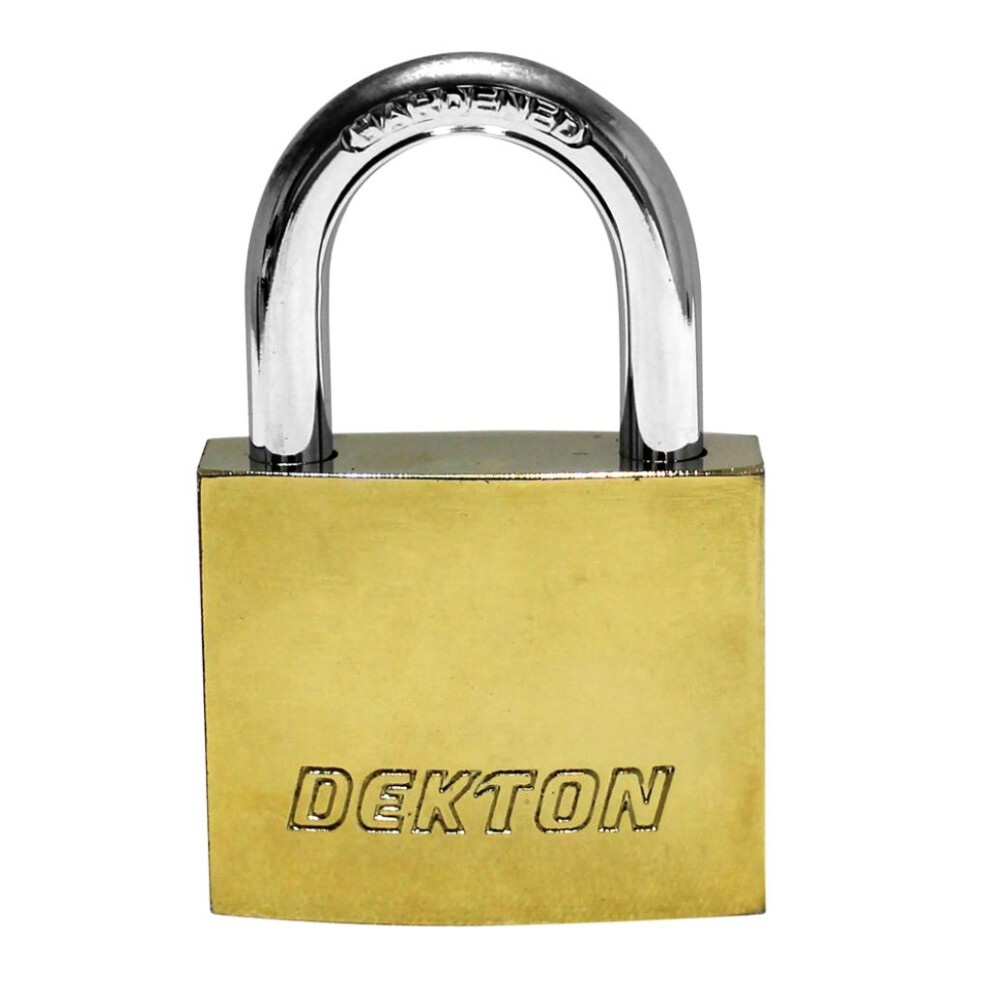 DEKTON 40MM TITANIUM PLATED IRON PADLOCK