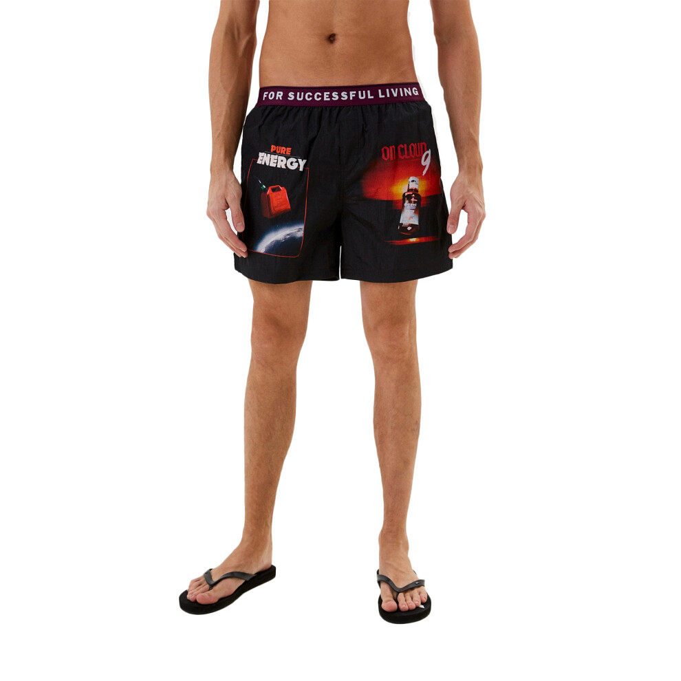 Diesel (, L) Bmbx-Nico-El Mens Swimming Shorts Black