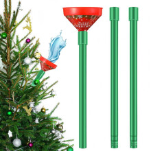 Christmas Tree Watering Funnel Wide Spout Funnel with Long Tube Easy Assembly Christmas Tree Watering Funnel Set for Indoor Outd