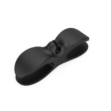 (black 1pcs) Upgraded Cord Organizer for Appliances Soft Silicone Material Cord Wrapper