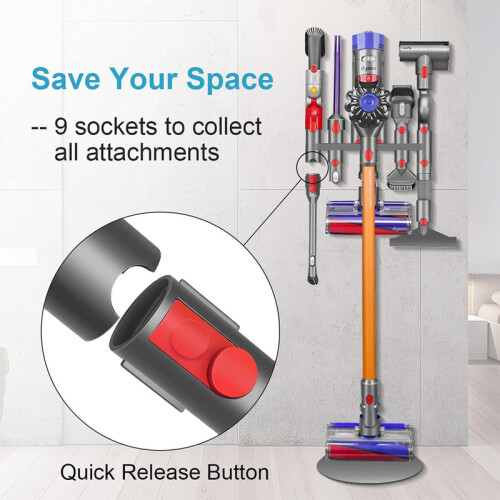 Bracket Accessories for Dyson V7 V8 V10 V11 V15 Hanger Base Brush Tool 2