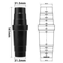 Universal Vacuum Cleaner Power Tool/Sander Dust Extraction Hose Adapter