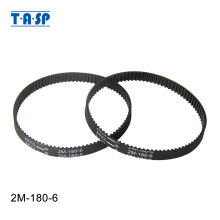 TASP 2pcs Timing Drive Belt 2M-180-6 Perimeter 180mm Width 6mm Teeth 90