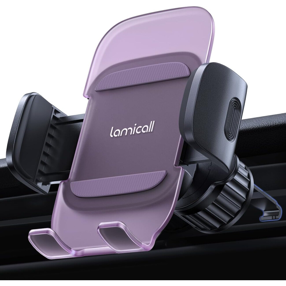Phone Holders For Your Car - Wider Spring Clamp [Big Phone Friendly] Air Vent Cell Phone Holder Car Mount Automobile Cradle Air Vent Clip For Iphone 1 6223682513536