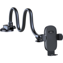 Gooseneck 13" Long Arm Car Phone Holder Mount-Gray Color